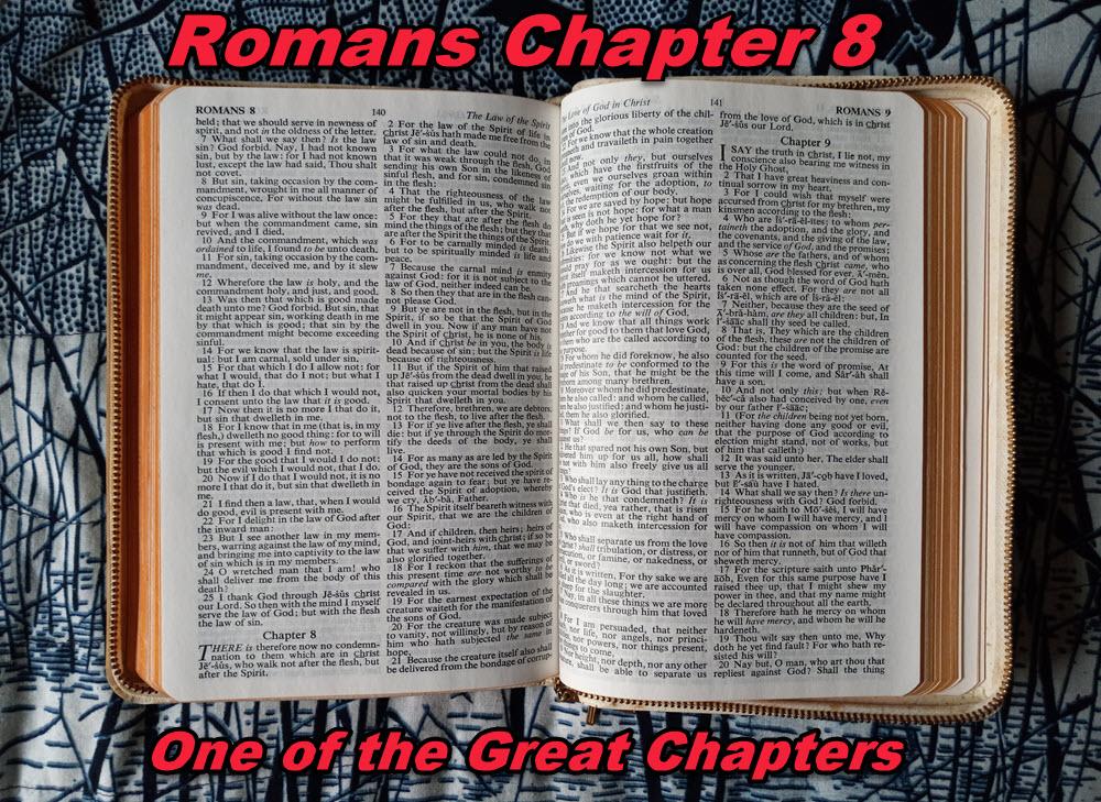 Romans 8- A Packed Chapter of Verses.